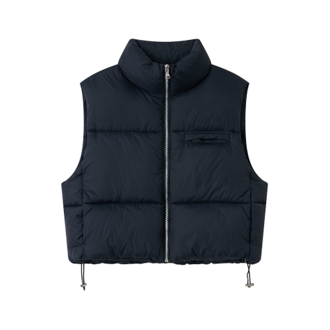 Women's 40D nylon vest, winter coat, fashionable jacket