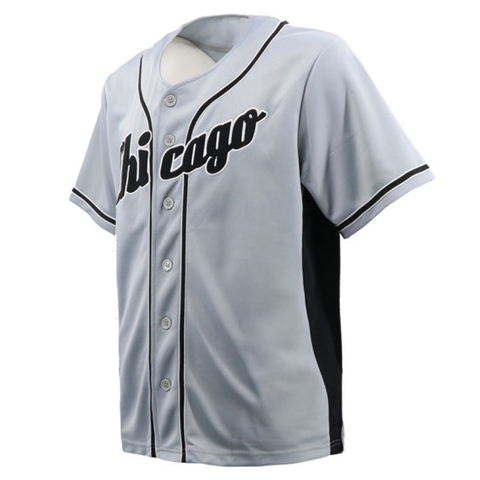 Wholesale Hip Hop New Fashion Blank Street Wear Custom Logo Baseball Chicago Sports T Shirt Polyester OEM High Quality Apparel Men Oversized Summer T-Shirts