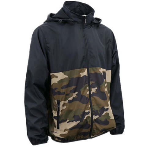 Chinese Popular New Latest Design Cool OEM Varsity Autumn Wear Hip Hop Street Clothing Clothes Army College Camouflage Camo Bomber Wind Breaker Jacket for Men