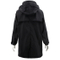 Korean Style Fashion Women Long Parka Motorcycle Leather New Model OEM Coat