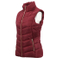 Wholesale Puffer Women Sleeveless Vest Fight Floral New Design Fashion Red Bomber Jacket