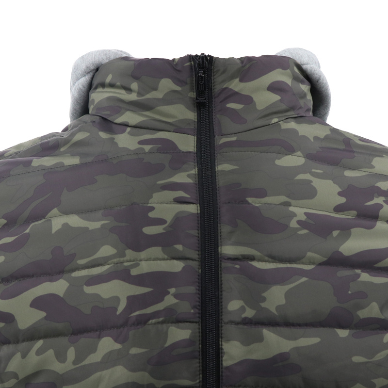 Cold Winter Wholesale Price Soft Shell Tactical Waterproof Ultra Light Down Camo Puffer Hunting Custom Sublimation Camouflage Jacket for Men Sport Printing Hood