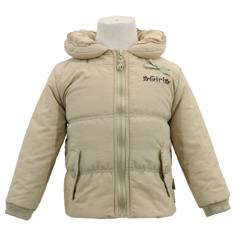 High Quality Baby Girls Designs Party OEM Custom Floral Dress Padding Jacket