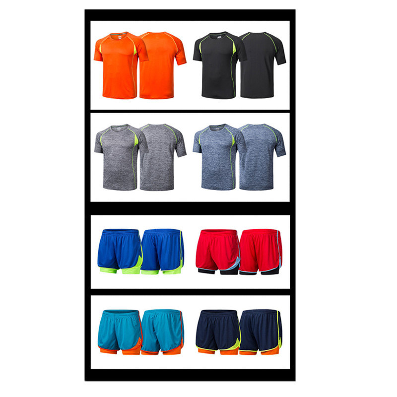 Men Vintage Sleeveless T-Shirt Goalkeeper Jersey 2 Picece Short Sweatshirts Sleeve Yoga Shirt and Shorts Set