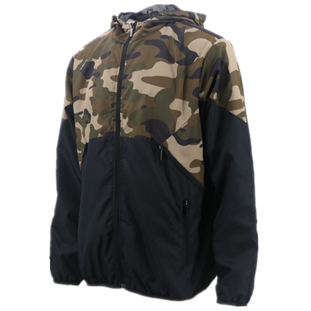 Brazilian Camouflage Color Combination Tracksuit Custom Gym Clothing Activewear Supplier Apparel 100% Polyester Hoodie Brand Sports Competition Jacket for Wear