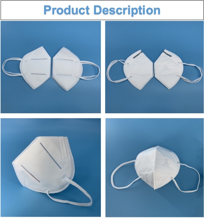 Custom GB2626-2006 High Quality 5-Ply Layers 3D Civil Dust Air Pollution Protective Mouth Respirator Supplier Disposable KN95 Face Mask