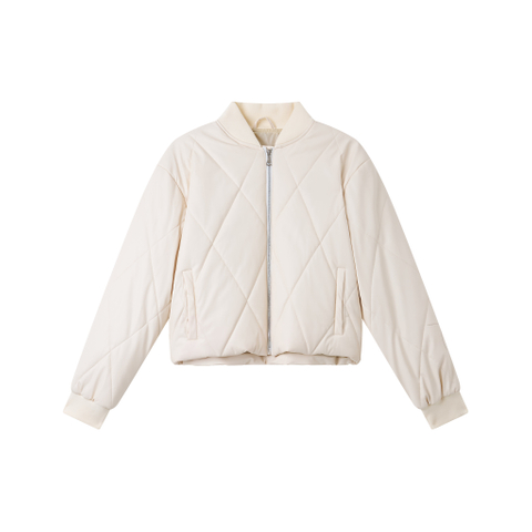 Women's PU jacket, winter coat, fashionable jacket