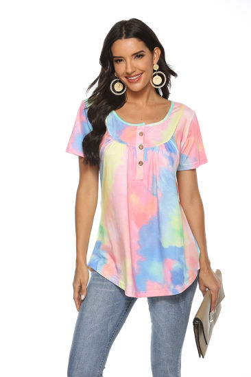 Women Sexy Custom Loose Tight Oversized Tees T-Shirt Long White Cotton for Printing Manufacturer