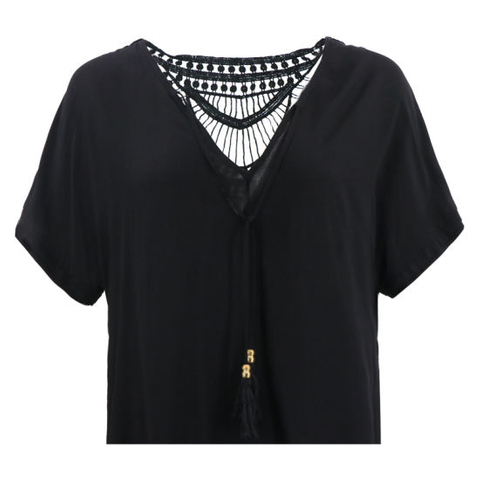 Ladies Blouse Black Female Wholesale New Design Blouse Shirt Model Fashion Casual Plus Size Shirts Women