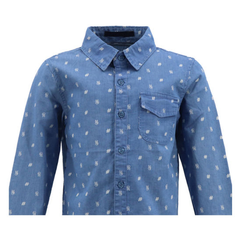 China Wholesale Elegant Printed Blouse Designs Autumn Custom Boy Long Sleeve Blouse