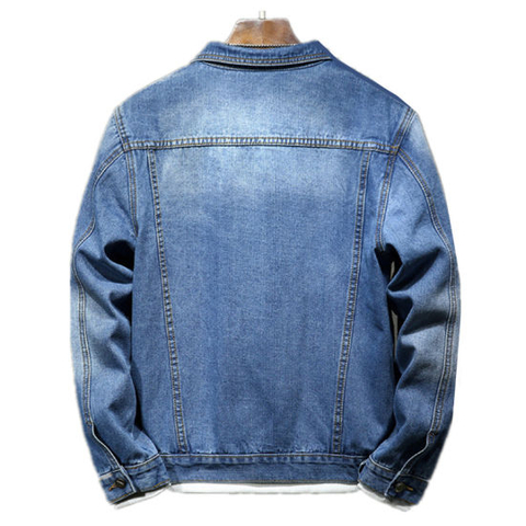 Men′s Fashion Custom High Quality Wholesale Manufacturers China Plus Size Blank Denim Jeans Jacket