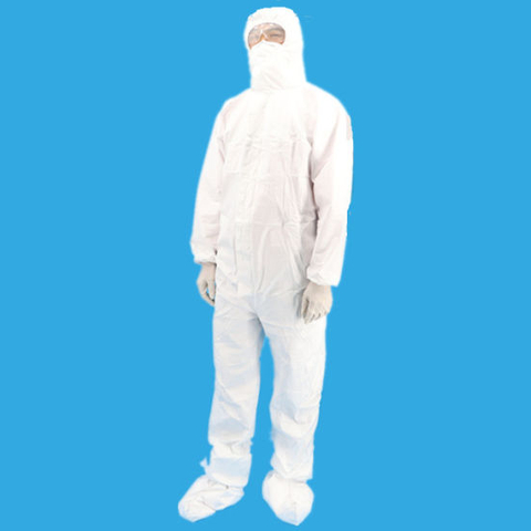 Custom High Quality Disposable Civil Coverall Suit Chemical Anti Pollution Virus Safety Exposure Protective Clothing Clothes Garment