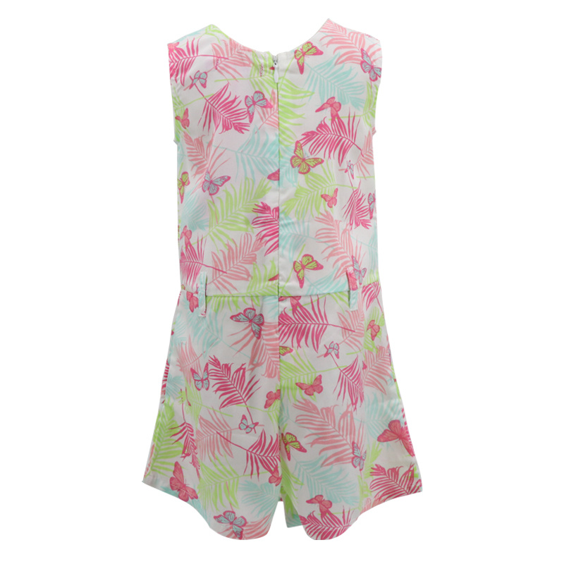 Designers Cheap Stylish Summer Boutique Baby Kids Party New Model Child Children Girls Smart Casual Flower Floral Dress Set Clothing Clothes in Low Price