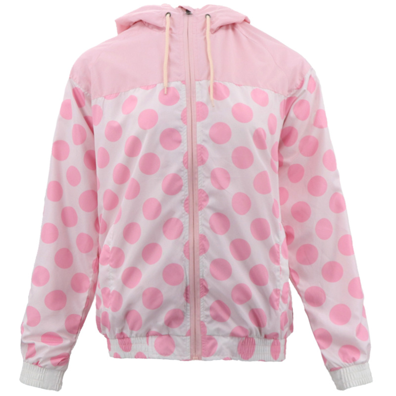 Ladies Winter Sports Hoodie Front Pocket Waterproof Outer Shiny Training Jacket