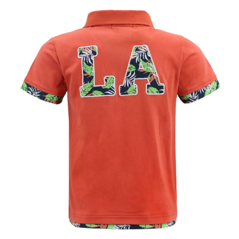 Kids Polo T Shirt Football Customised Tank Top Short Blouse for Boy