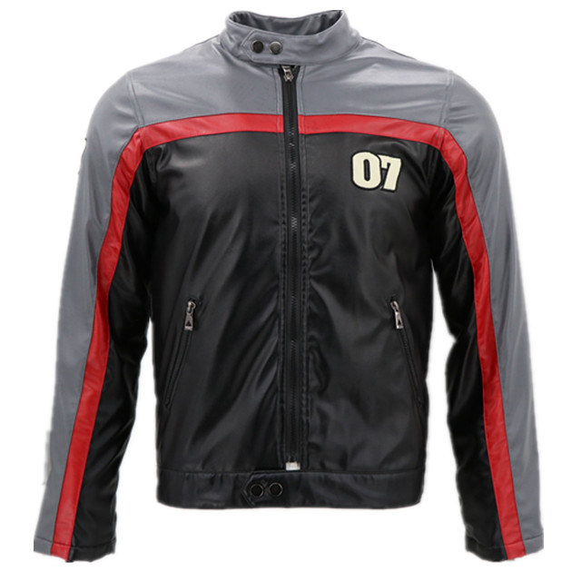 Wholesale Cheap Top Popular Designer New Stylish Fashion Winter Vintage Real Brown Motorcycle Biker Riding Classic PU Leather Slim Bomber Varsity Jacket For Men