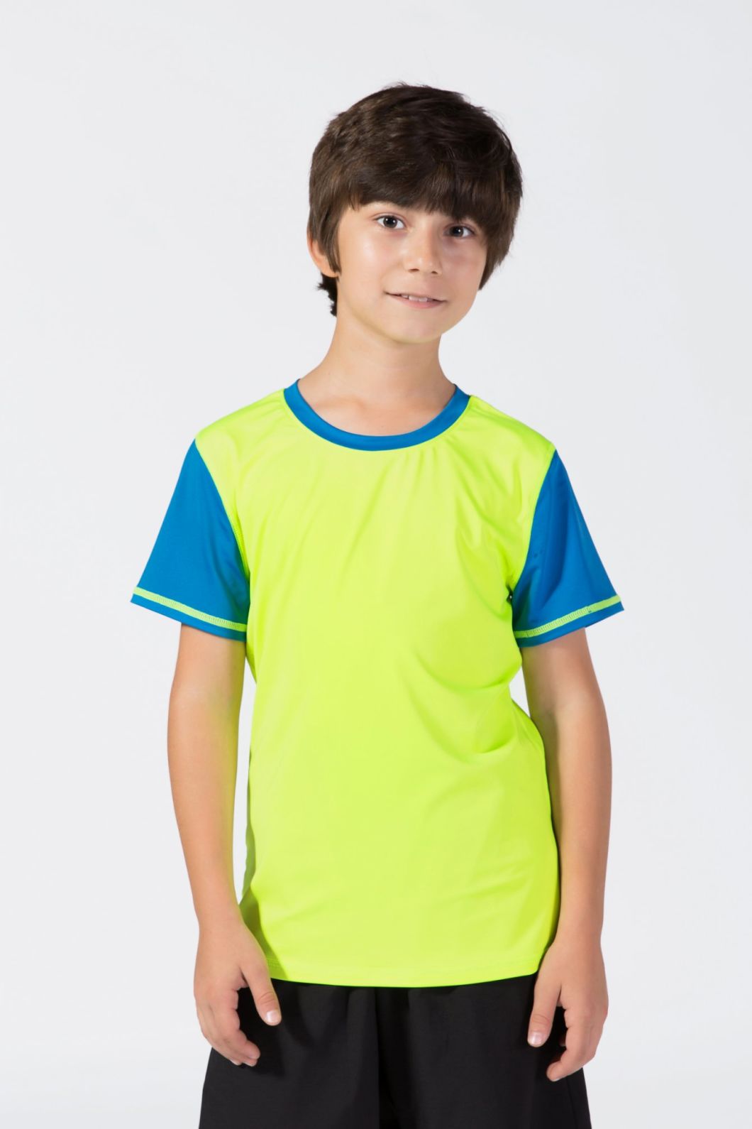 Children Urban Korea Custom Personalised Kids Tracksuits Athletic Cycling Fitness Workout Clothes Tshirt Boys Short Sleeve