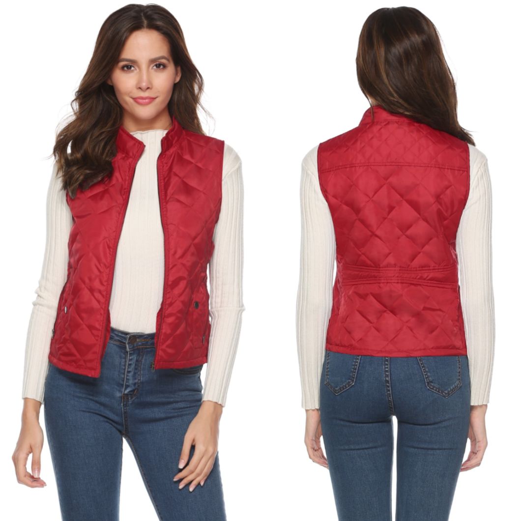 Ladies Sleeveless Hiphop Vest Glitter Italian 4XL Branded Without Sleeves Cheerleading Women Clothing Jacket