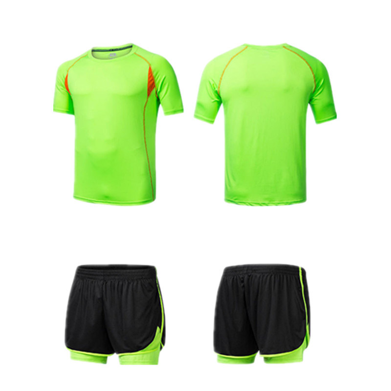 Men Vintage Sleeveless T-Shirt Goalkeeper Jersey 2 Picece Short Sweatshirts Sleeve Yoga Shirt and Shorts Set