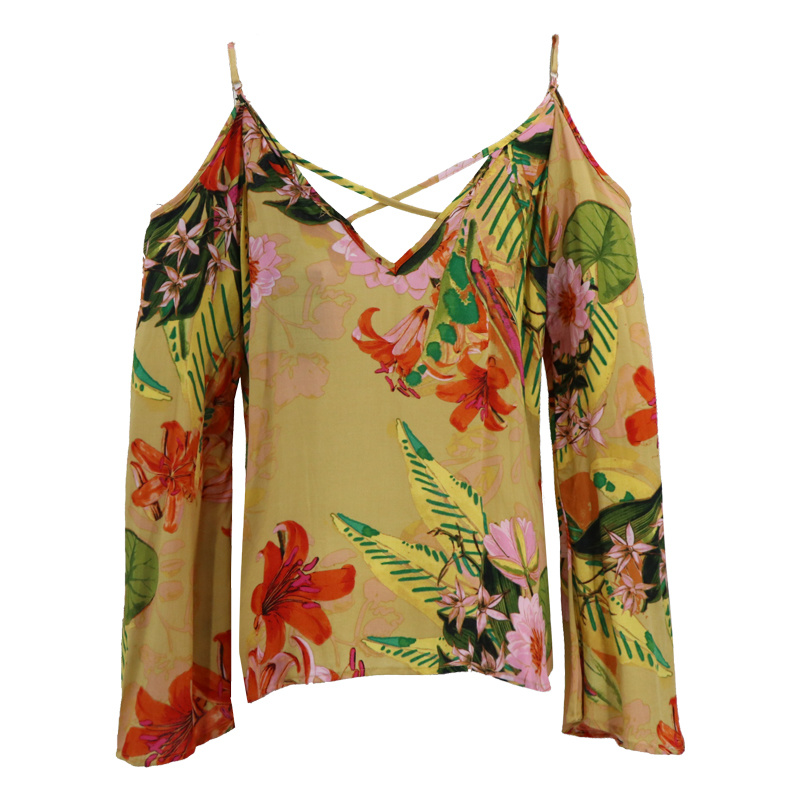 Women Fashion Casual Long Sleeve Ladies Blouse Designs Yellow Oversized T Shirt Dress for Women