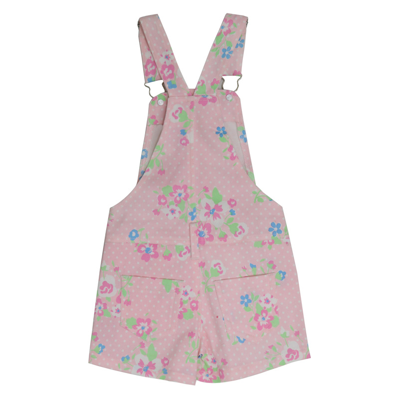 Wholesale Price in Bulk China Infant Babies Baby Summer Clothes Newborn Set Beach Overall Jean Denim Shorts Romper Jumpsuit for Toddler Kids Girls