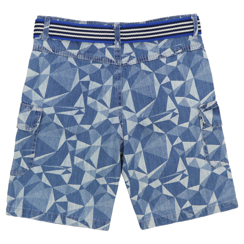 Kids Shorts for Summer Wholesale Little Boy Denim Printed New Pants Design Shorts Vintage Jean for Boy