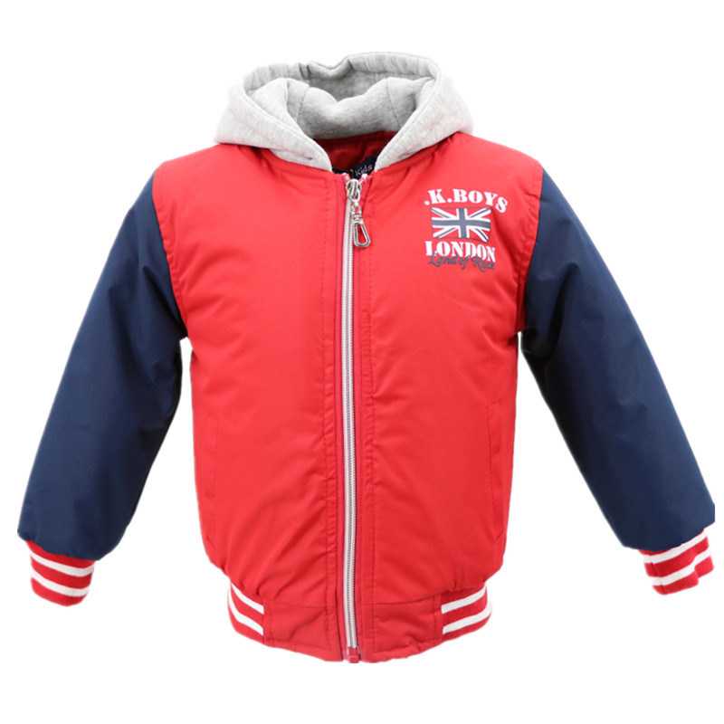 Europe Children Apparel 4 Year Baby Infant Boys Kids Designers Fashionable Clothes Winter Wear Trench Coat Fleece Hooded Padding Jacket Manufacturer Wholesale