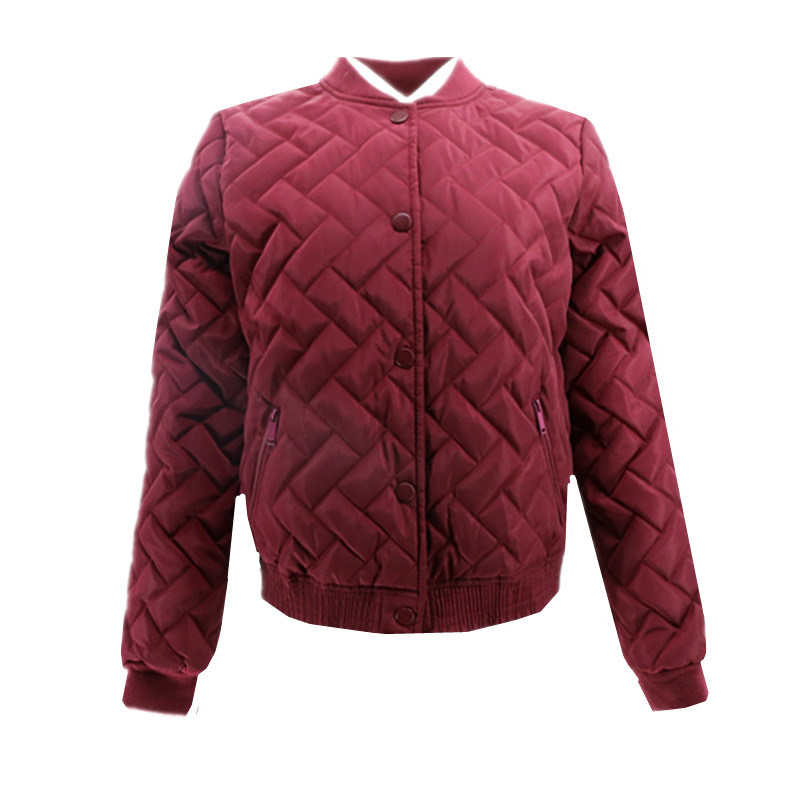 Women Outdoor Winter Coat Red Jacket for Waterproof Windproof Quilted Winter Lightweight Fiber Jacket Women