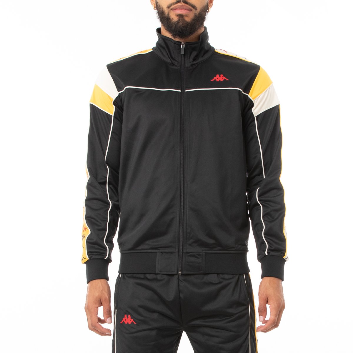 plus size mens custom fitted tracksuit Black Red Yellow Gold - Buy mens ...