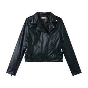 Women's PU jacket, winter coat, fashionable jacket