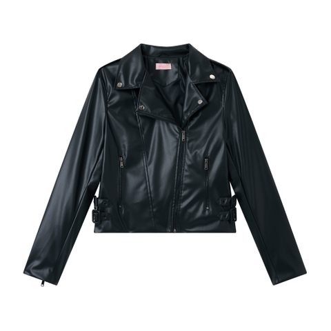 Women's PU jacket, winter coat, fashionable jacket