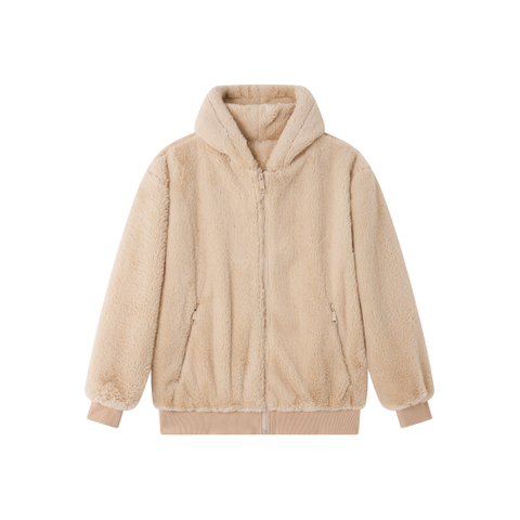 Women's jacket, winter coat, fashionable jacket, rabbit fur