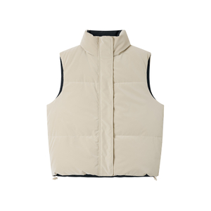 Women's padding vest, winter vest, fashionable vest, PU