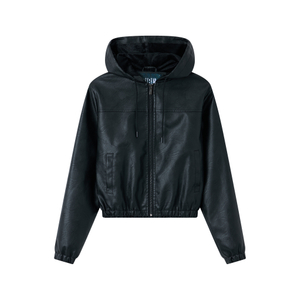 Women's PU jacket, winter coat, fashionable jacket