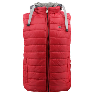 Waterproof Camo Plus Size Down Padding Parka Outdoor Puffer Coat Sleeveless Clothing Winter Wears Jacket Fleece Hoddie Shirt Red Vest for Men Manufacturer