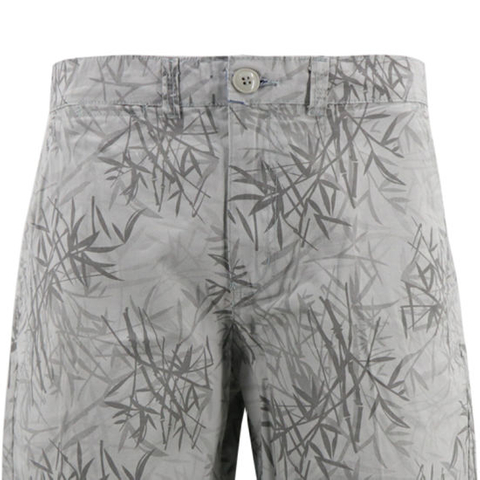 Men Sport Clothes Fitness Jogging Track Suit Fitted Grey Leopard Shorts