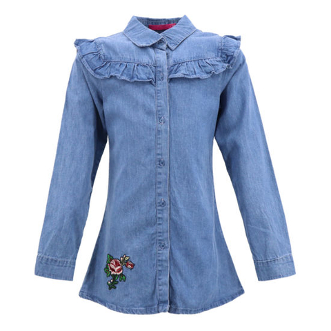 Custom Design High Quality Modern Toddler Baby Birthday Wear Dresses Clothing Jean Outfits Bodysuit Long Sleeve Girl Polo Denim Jacket T Shirt Clothes for Kids