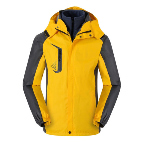 Custom Motorcycle Yellow Workout Clothes Sports Coat Velour Italian All Season Men Jacket