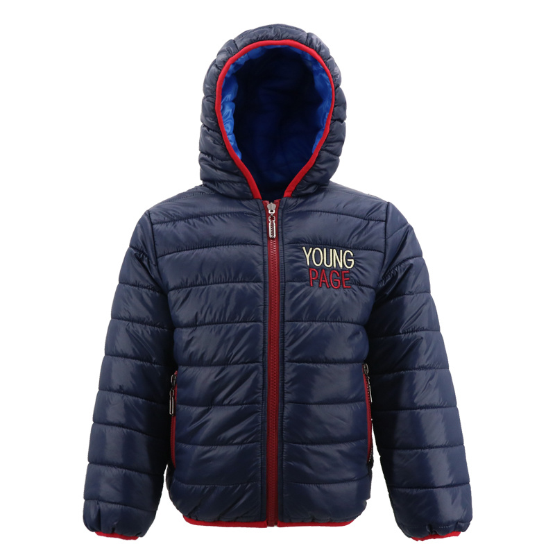 China Polyester Lightweight Outdoor Nylon Spring Winter Ski Warm Thick Down Pink Puffer Fur Cotton Bomber Baby Coats Parka Jacket with Hood