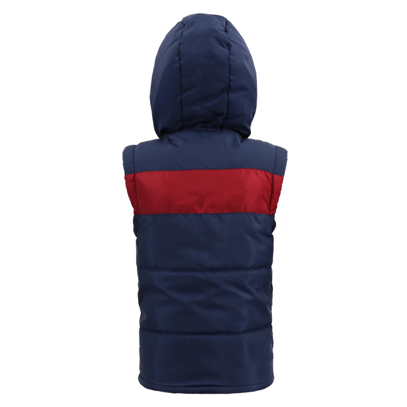 Wholesale Fashion Cheap Vintage Kids Baby Boy Outdoor Winter Cotton Warm Sleeveless Sports Padded Down Coat Ski Puffer Jacket Waistcoat Vest for Children