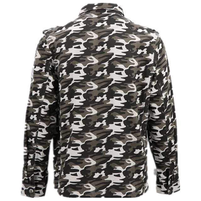 Top Fashion Trendy Casual Wholesale Latest Design Style Military Camouflage Colorful Printed Button Zip Bomber Cotton Jacket and Coats for Winter Men Clothing