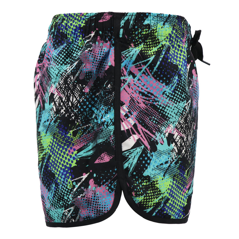 Women Sport Summer Yoga Pants Active Wear Fitness Leggings Full Printing Shorts