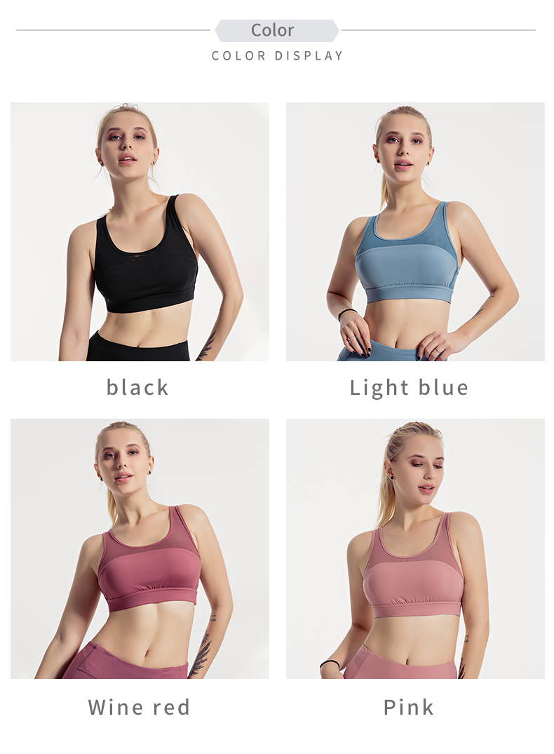 Ladies Clothes Yoga Apparel Wholesale Sports Fitness Wear Clothes Bra Gym Crop Supplier Fashion Activewear Vest Underwear Top for Women Training Sport Custom