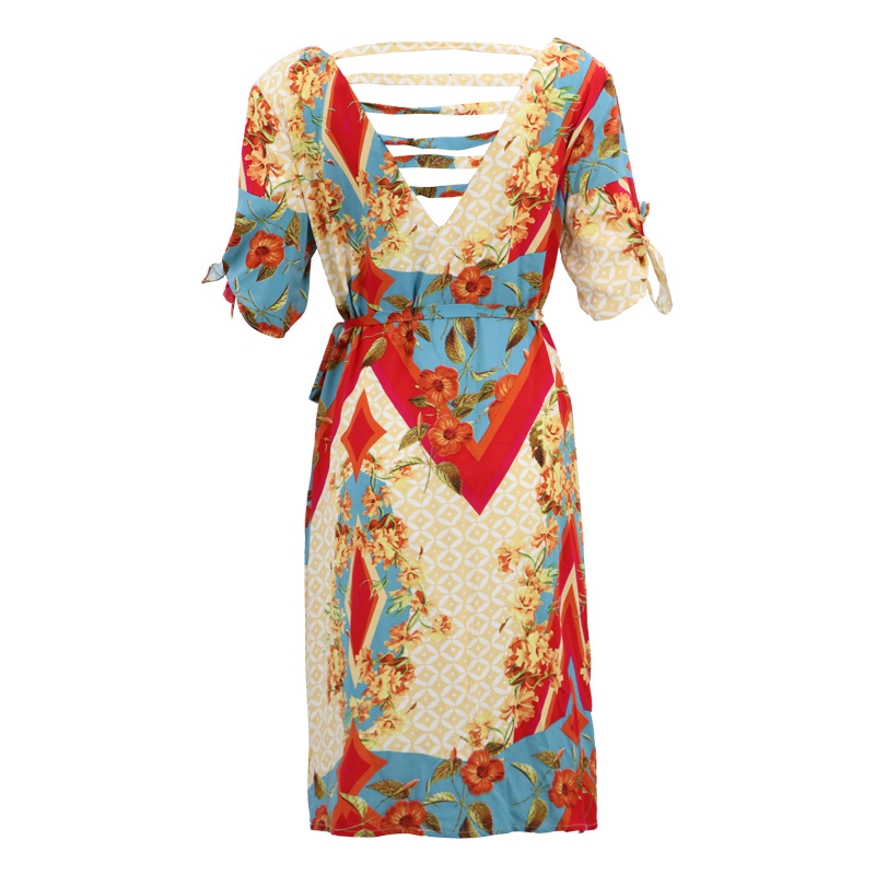 Ladies Casual Fashion Colorful Long Summer Sexy Fat European Women Korean Wholesale Dresses