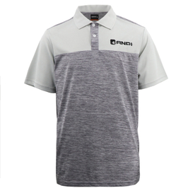 AND1 Mens Polo T Shirt Grey White