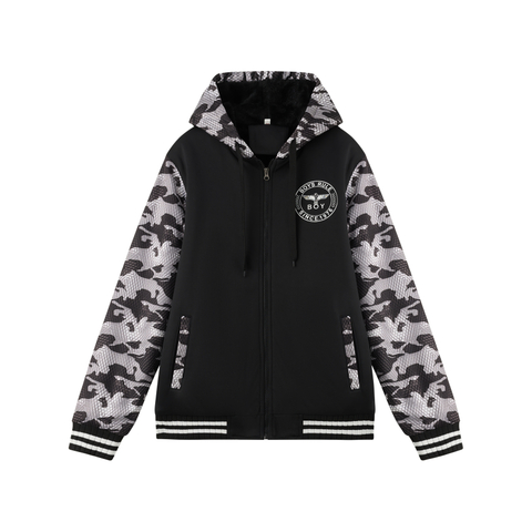 Sports opened hoodie